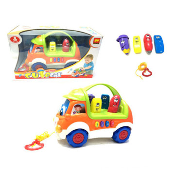 Voiture actionnée par batterie à jouet intellectuel pour enfants DIY (H1308054)